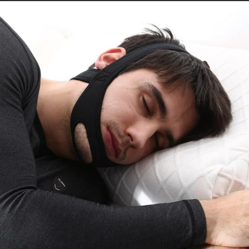 

Professional Anti Snore Chin Strap Stop Snoring Belt Anti Apnea Jaw Solution Sleep Support Apnea Belt Sleeping Care Tools
