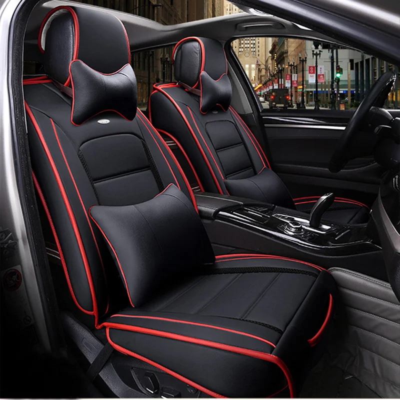 ( Front + Rear ) Luxury Leather car seat covers For Audi A6L R8 Q3 Q5