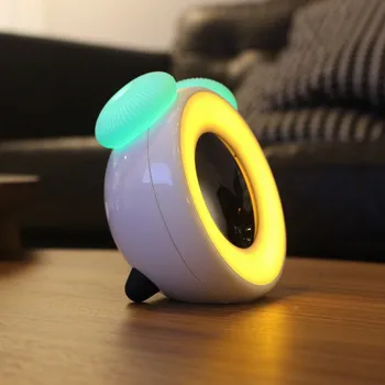

2020 Night Light Smart Time Light USB Charging Human Sensor Creative Dimming Snooze Alarm Clock