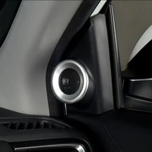 ABS Opaco Per Honda CR-V CRV 2017 Auto Anteriore altoparlante audio Corno anello cornice del pannello di Copertura Trim Car styling accessori