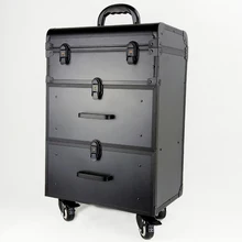 Красота Cometic чехол Профессиональный тяга косметический ящик для хранения косметики Органайзер портативный для макияжа чемодан косметическая сумка