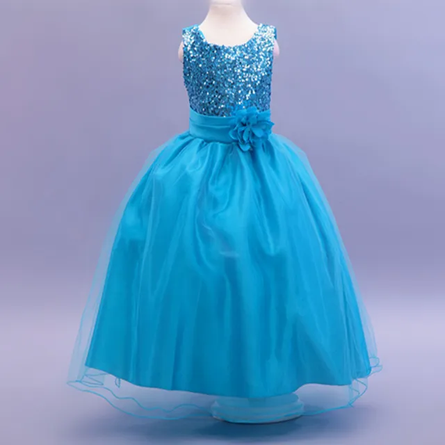 Buy fashion girls dress princess costume girls wedding