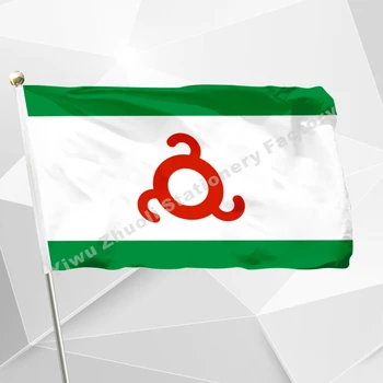 

Russia Ingushetia Flag 150X90cm (3x5FT) 120g 100D Polyester Free Shipping Russian Federation