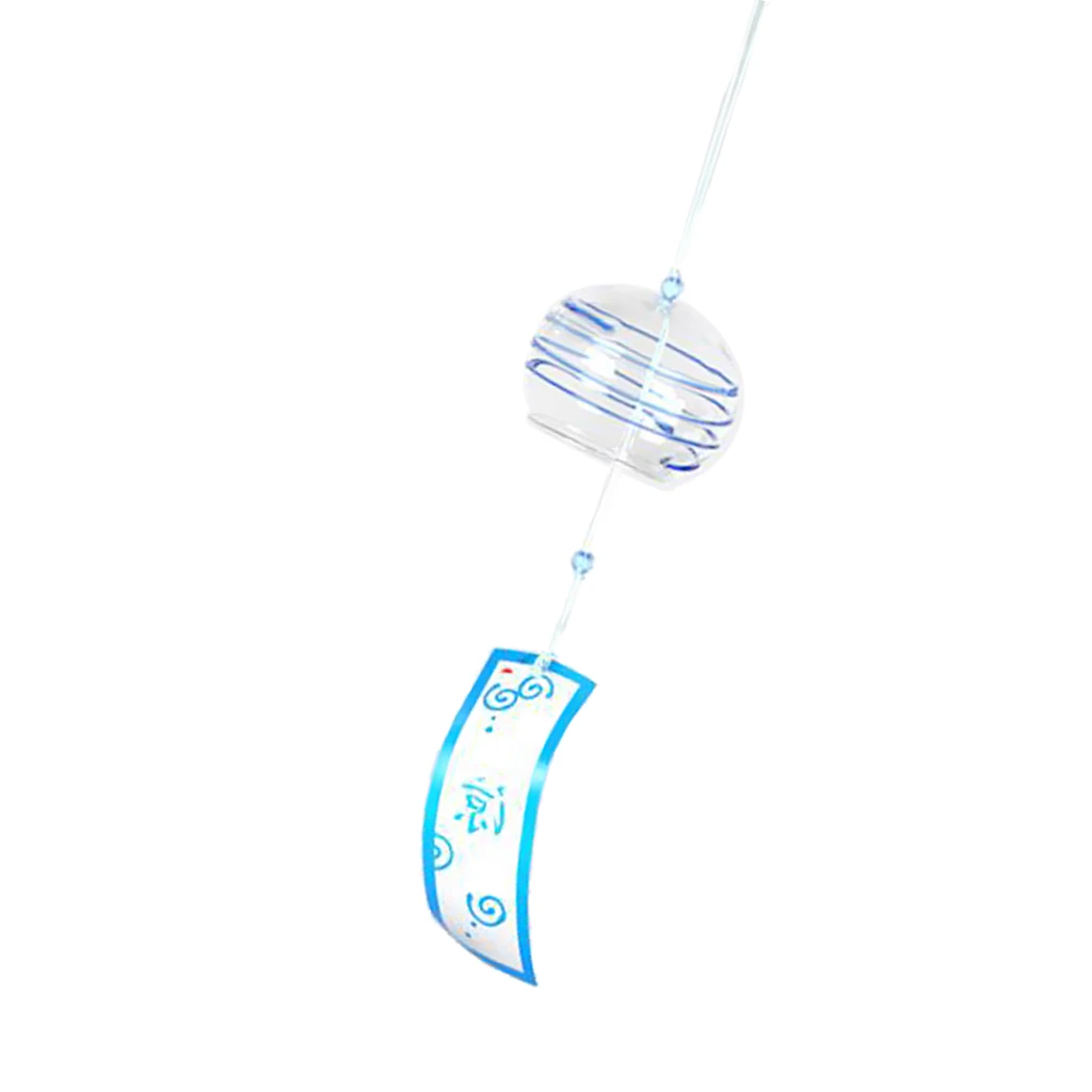 Japan Traditional Wind Chime Glass Wind Bell Summer Windows Hanging Decor #1