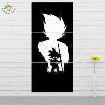 

Wall Art HD Prints Canvas Art Painting Modular Picture And Poster Canvas Painting Anime Dragon Ball Decoration Home 3 PIECES