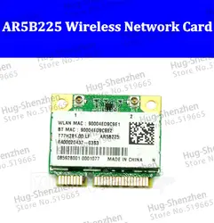 Бесплатная доставка Atheros AR5B225 300 м wifi Беспроводная Bluetooth 4,0 Половина мини PCI-E карта