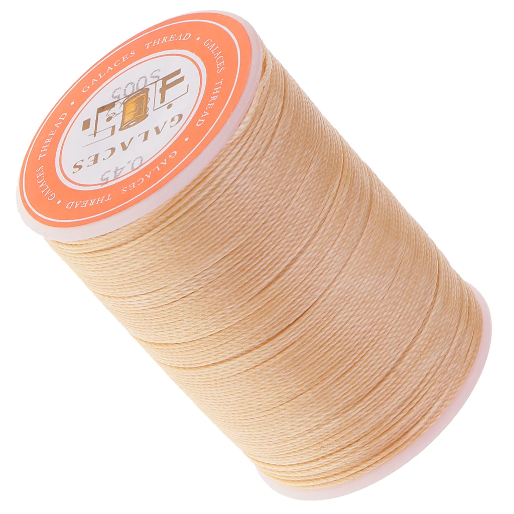 12 Colors 0.45mm Durable Leather Sewing Waxed Thread Cord For DIY Handicraft Tool Hand Stitching Thread 85 Meters