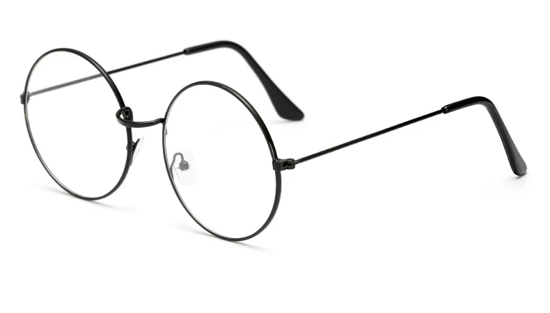 SWOKENCE ретро круглые металлические стеклянные es рамки для женщин и мужчин Простые Стеклянные очки по рецепту фирменный дизайн без диоптрий очки F198