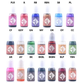 

UV Resin Pigment DIY Epoxy Resin Crafts 20 Colors High Concentration Colorant Jewelry Making Ink Painting Effect Findings Transp
