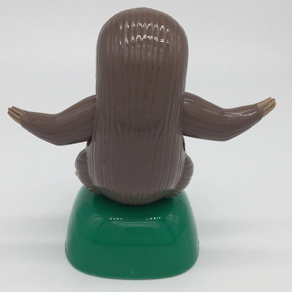 Cute Solar Powered Bobbling Toy Shaking Hand Sloth Home/Office/Car Desk Ornament Kids Children Birthday Gift