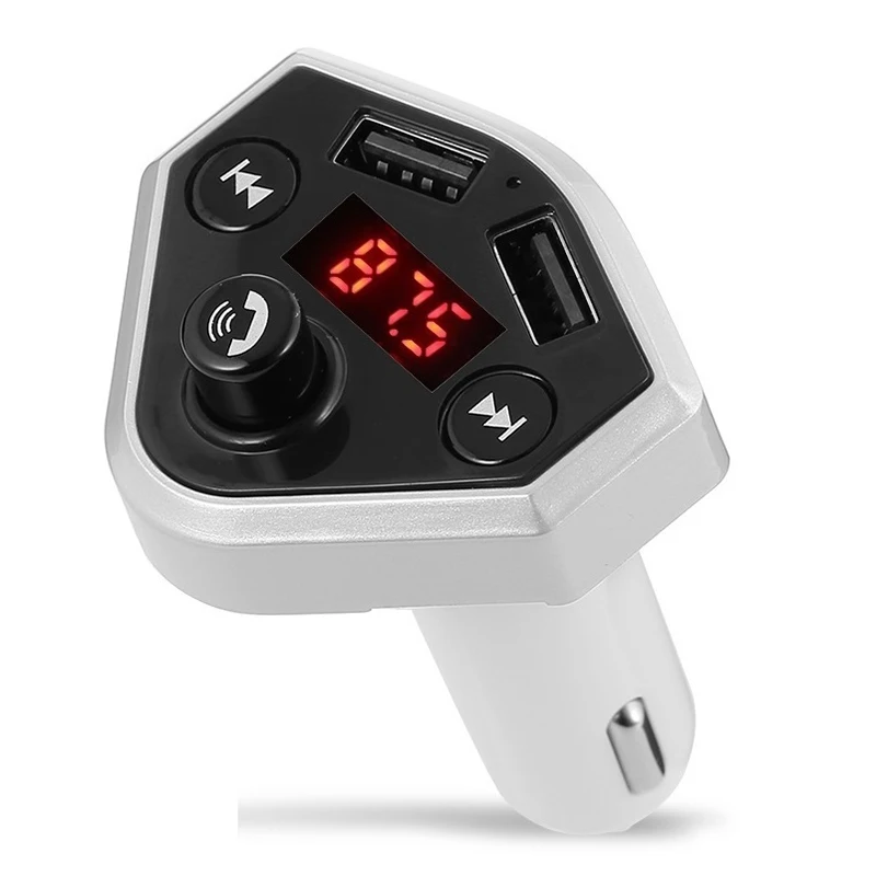 Bluetooth автомобильный fm-передатчик беспроводной радио адаптер Usb зарядное устройство mp3-плеер, двойной Usb 3.1A B4 Hands-Free автомобильный дисплей напряжения м