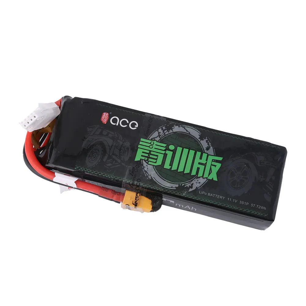 2 упаковки Gens ace 5200mAh 11,1 V Lipo 3S аккумулятор 50C Deans Разъем XT60 разъем для RTR 1/10 1/8 масштаб Heli quad RC автомобиль - Цвет: 5200mAh 3S 50C XT60