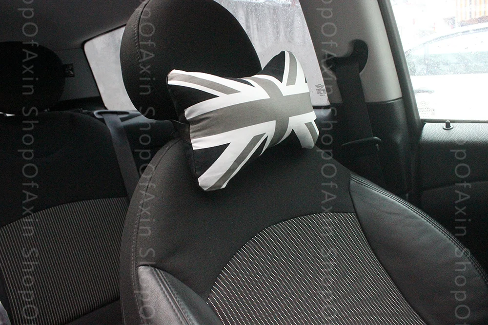 Подушка для шеи Union Jack в клетку occipital mini cooper clubman countryman hardtop R50 R53 R55 R56 R60 R61 F54 F55 F56|mini