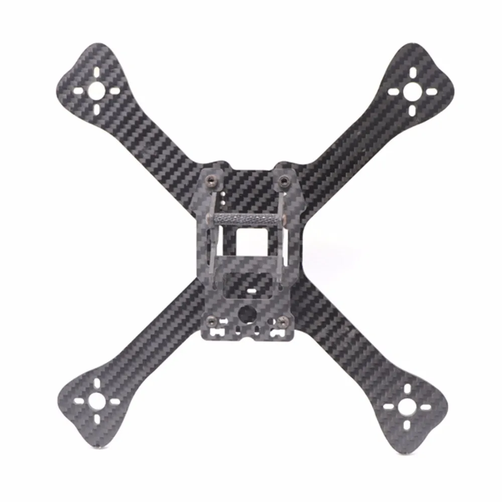 RC Racing Plane 3K Carbon Fiber Fishtail 210mm Frame Kit Super Light Mini Indoor FPV Racer DIY 4-axis Aircraft Accessories