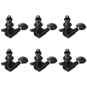 

1Set 6R Classical Guitar String Tuning Pegs Tuners Machine Heads Open Gear Gold/Silver/Black Guitar Parts Accessories