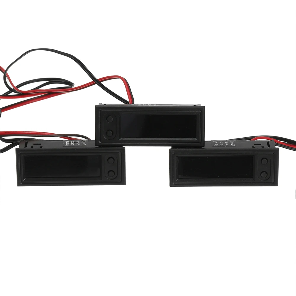 

3 IN 1 Car Clock Luminous Thermometer Voltmeter Car Temperature Battery Voltage Monitor Panel Meter DC 12V Clock Module
