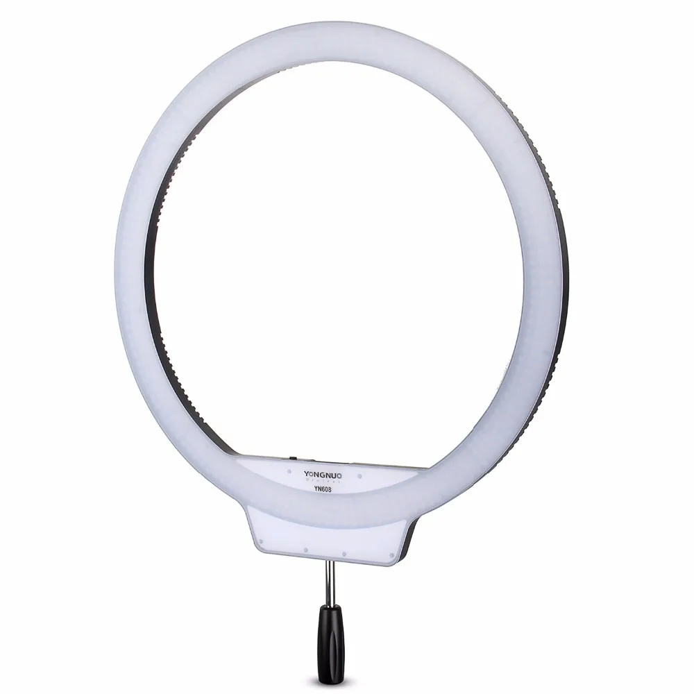 YONGNUO YN608 LED Selfie Photography Photo Studio Ring Light Kit With Remote & C
