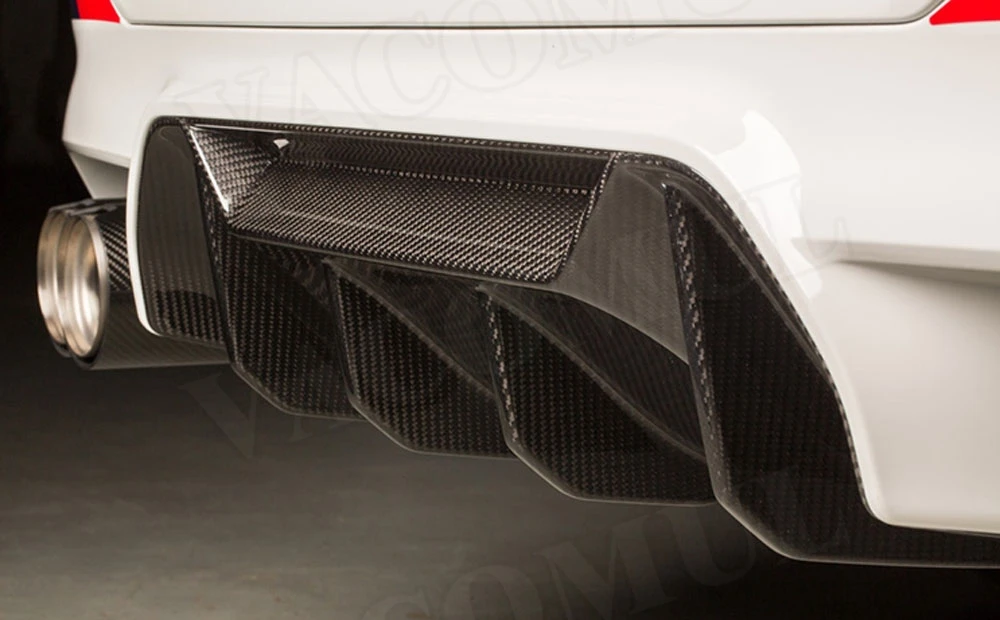 Углеродного волокна диффузор, губа на задний бампер спойлер для BMW 5 серии F90 M5 P Стиль FRP бампер Защита