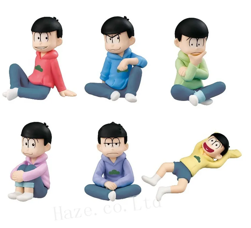 

Set of 7pcs Anime Mr.Osomatsu San Karamatsu 4.5cm PVC Figure Figurine