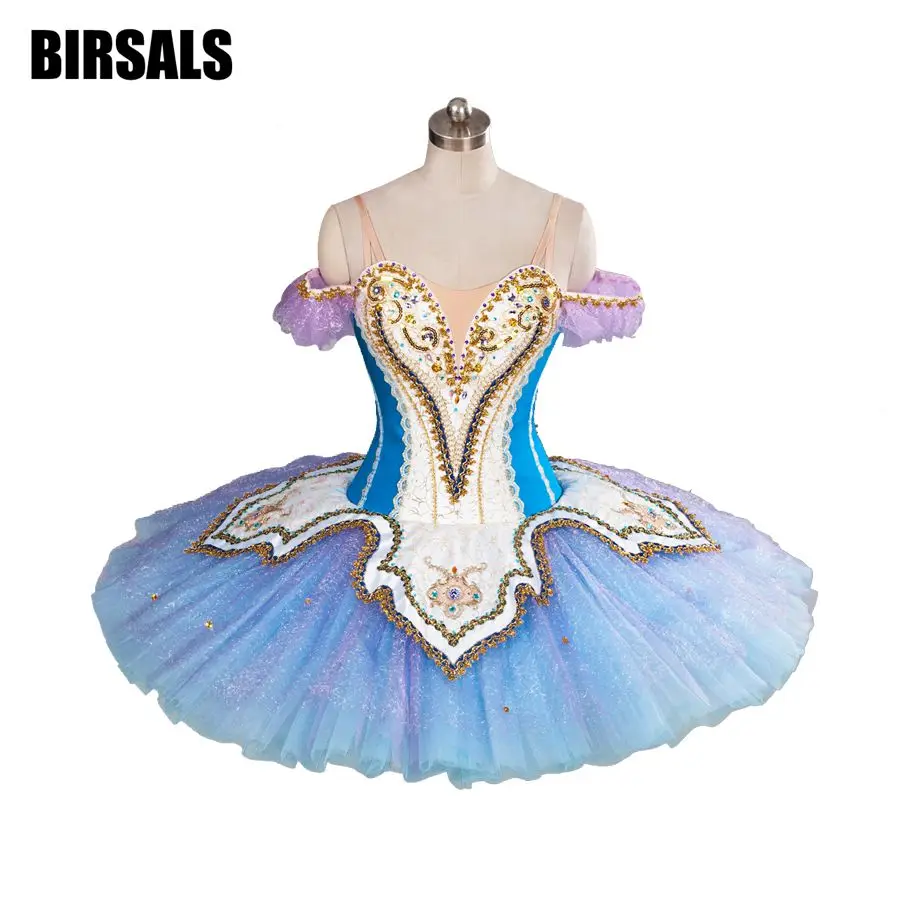 Adult Professional Ballet Tutu Classical Black White Women Ballet Stage Costume Pancake Tutu Skirt Tutu Ballet Costumes BT9101