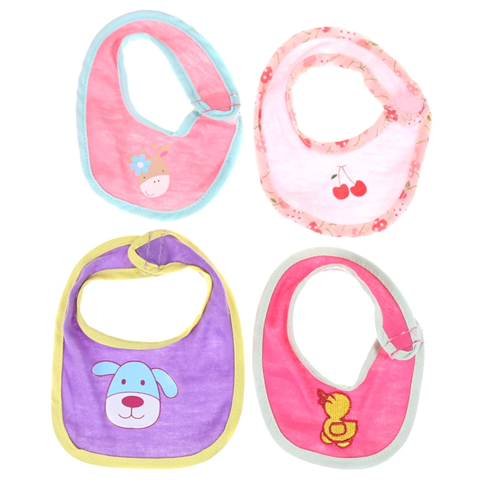 

Lovely 6 styles choose saliva towel clothes Wear fit 43cm dolls, Children best Birthday Little Gift