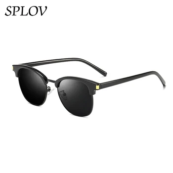 

New Classic Half Frame Polarized Sunglasses Men Women Driving Sun Glasses TAC Lens Fashion Shades Male Female Retro Eyewear