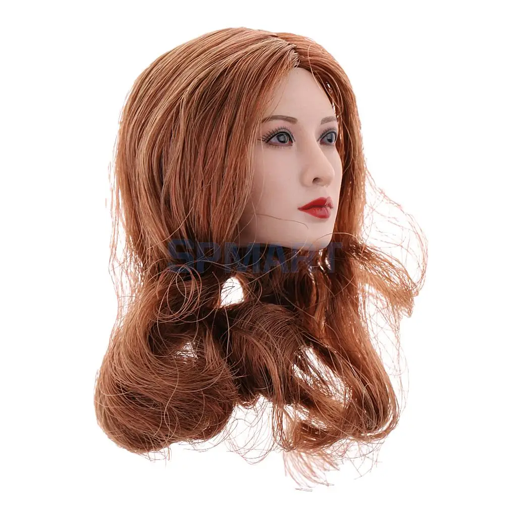 1/6 Asian Beauty Soldiers Head Sculpture Sculp for 12inch   Hot Stuff  Kumik Action Figure