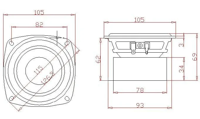 Hifi de Áudio Woofer Falante de Graves