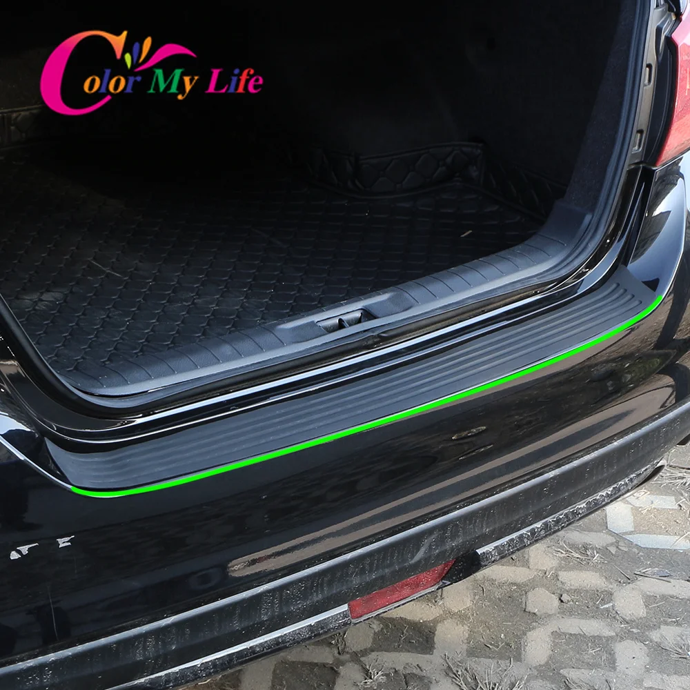 Brushed steel rear bumper protector Seat Leon ST III 2012-