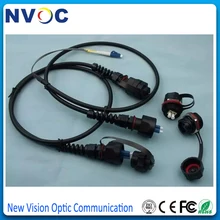 Открытый IP67 ODVA-LC дуплексный волоконно-оптический патч-корд, SM, G657A1, 7,0 мм, 2 ядра, LSZH куртка, 1 м, FTTA волоконно-оптический патч-корд
