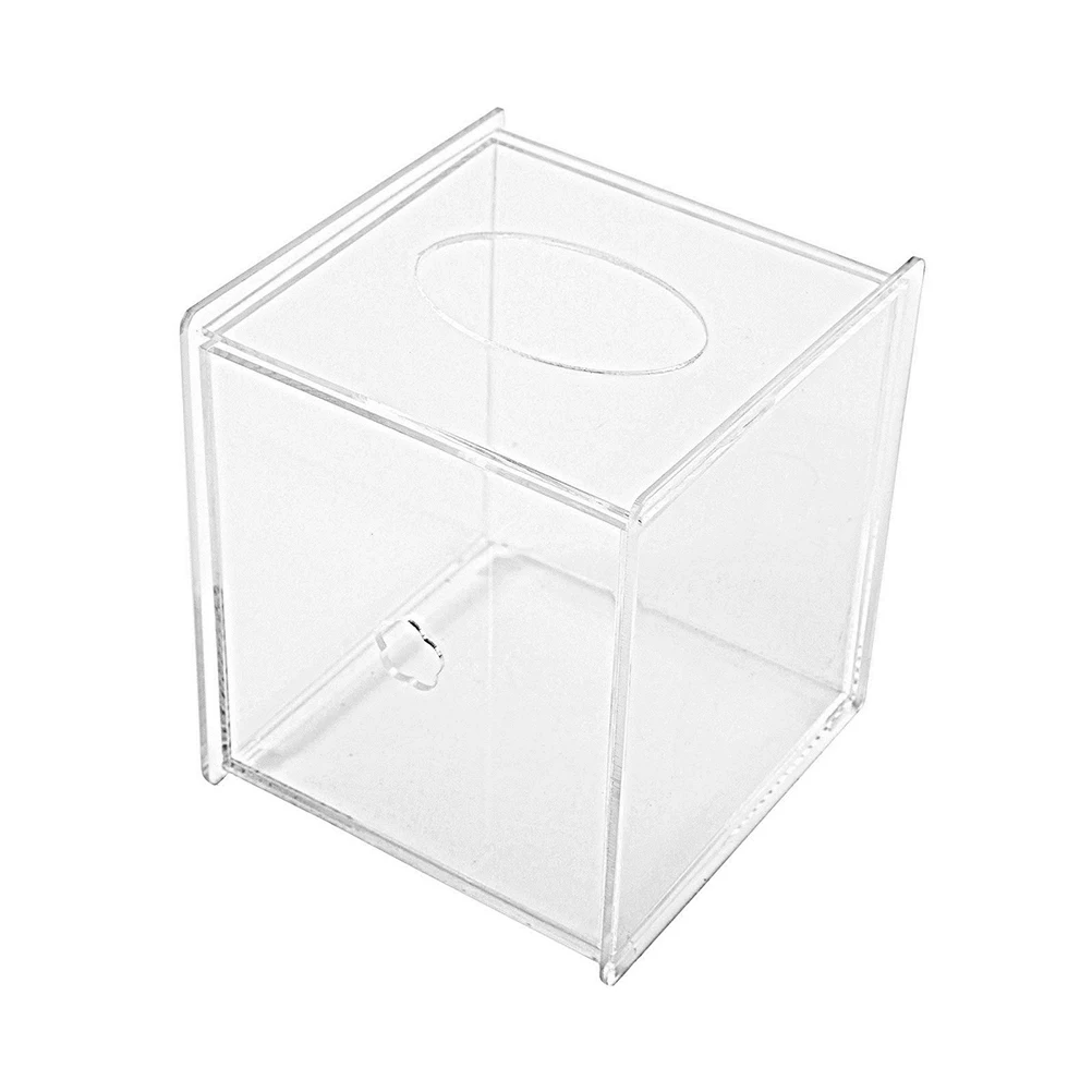 1 шт. Tissue Box Мода прозрачный акриловый квадратный бумага коробка для хранения салфеток случае держатель ткани для дома рестораны гостиницы