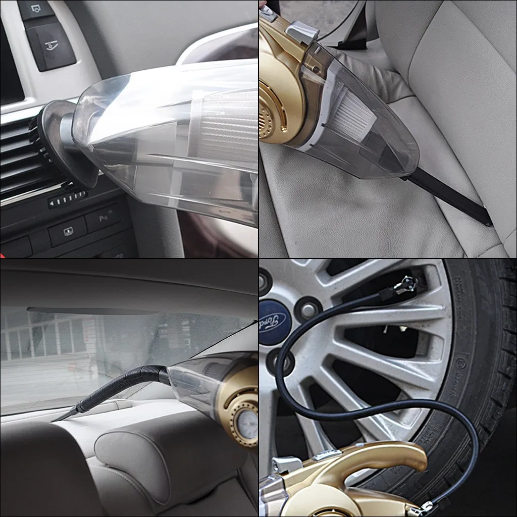 Автомобильный пылесос 120 Вт Портативный Ручной пылесос влажный и сухой двойного использования автомобильный пылесос-аспиратор_ 4,4