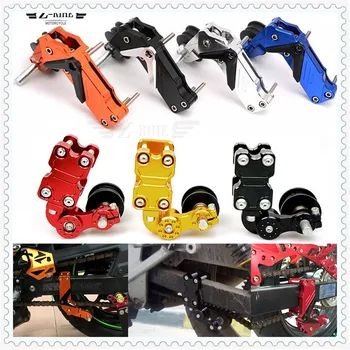 

Universal motorcycle Aluminum Adjuster Chain Tensioner Roller For Kawasaki Z800 E veRsion NINJA 250 300R Z250 Z300 VERSYS 300X