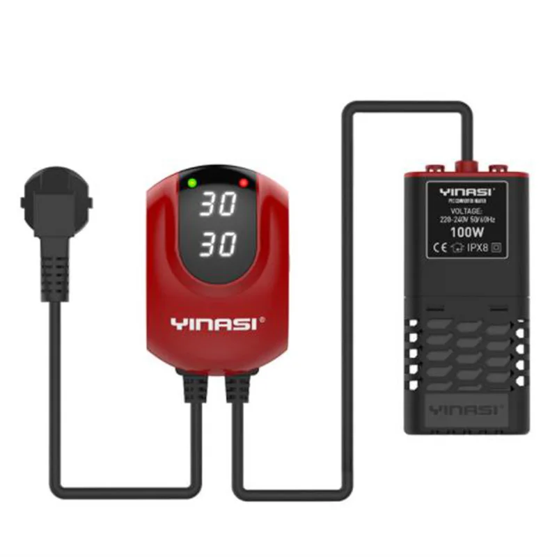 1x50W-1200W цифровой погружной водонагреватель для аквариума, термостат для воды