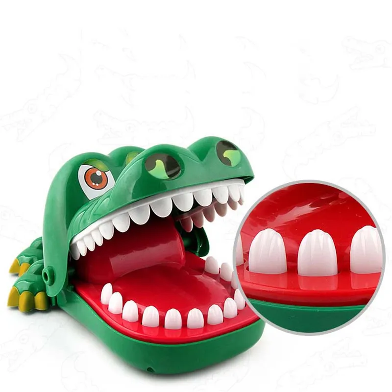 Горячая Распродажа креативный маленький размер крокодил Рот дантист кусает за палец игра забавные приколы игрушка для детей играть забавно