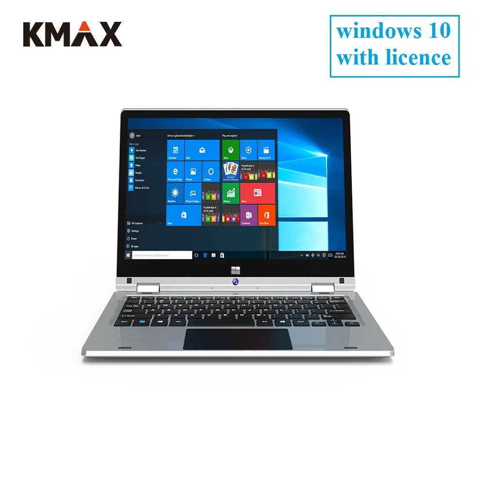 KMAX 11 6 дюймов Windows 10 планшетный ПК ноутбук Z8350 2 в 1 FHD IPS сенсорный экран HDMI USB 4 Гб 64