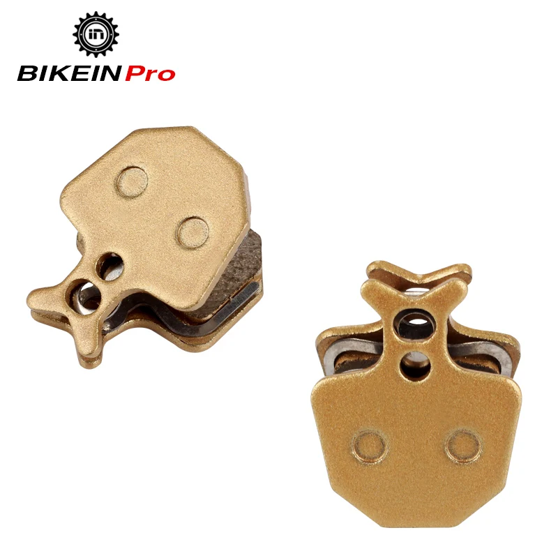 BIKEIN 2 Pairs Cycling Mountain Bike Metallic Disc Brake Pads For
