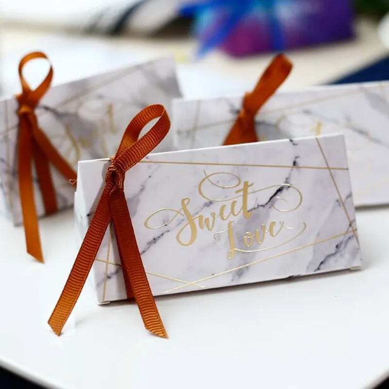 4 اللون Europeanstyle الراقية حلوى الزفاف مربع ins اليد حفل الزفاف الجدول تهز لهجة الإبداعية الراقية الزفاف هدية مربع
