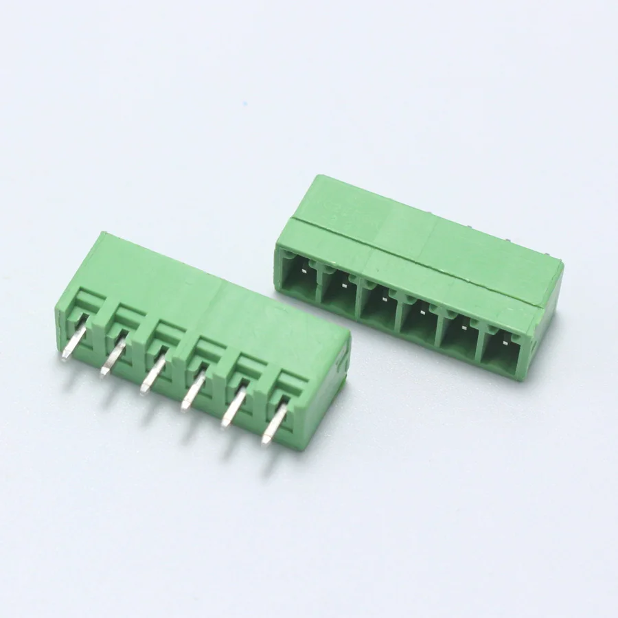1 шт. 6Pin подключаемый клеммный блок 6P прямой контактный разъем PTB + для 22 14AWG