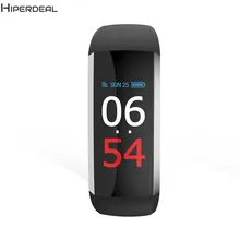 Сердечного ритма Мониторы Фитнес браслет Приборы для измерения артериального давления шагомер OLED IP67 Водонепроницаемый шагомер импульс для Для мужчин de08b