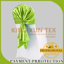 Горячая атласная накидка для стула крышка стула для свадьбы украшение для торжества