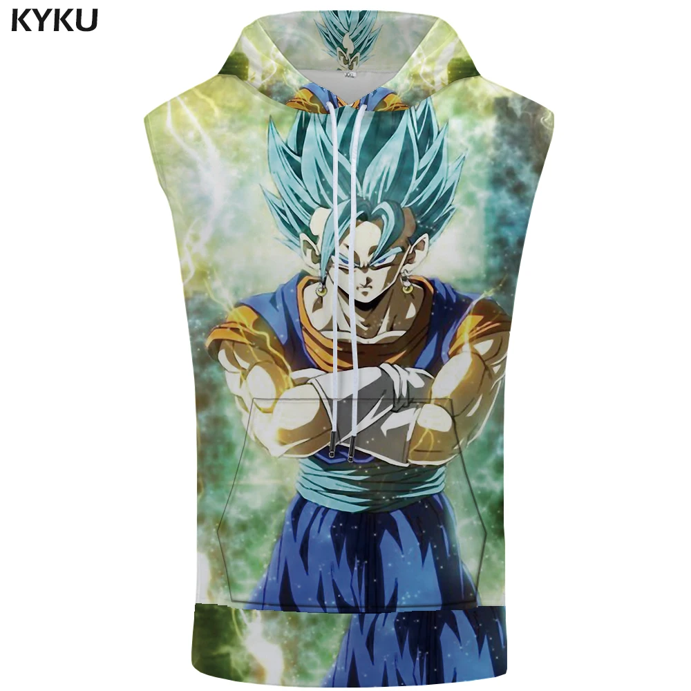 dragon ball sleeveless hoodie