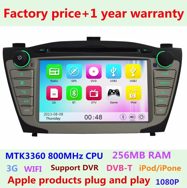 Touch screen For Hyundai IX35 Tucson 2010 2011 2012 2013 2014 2015 Car