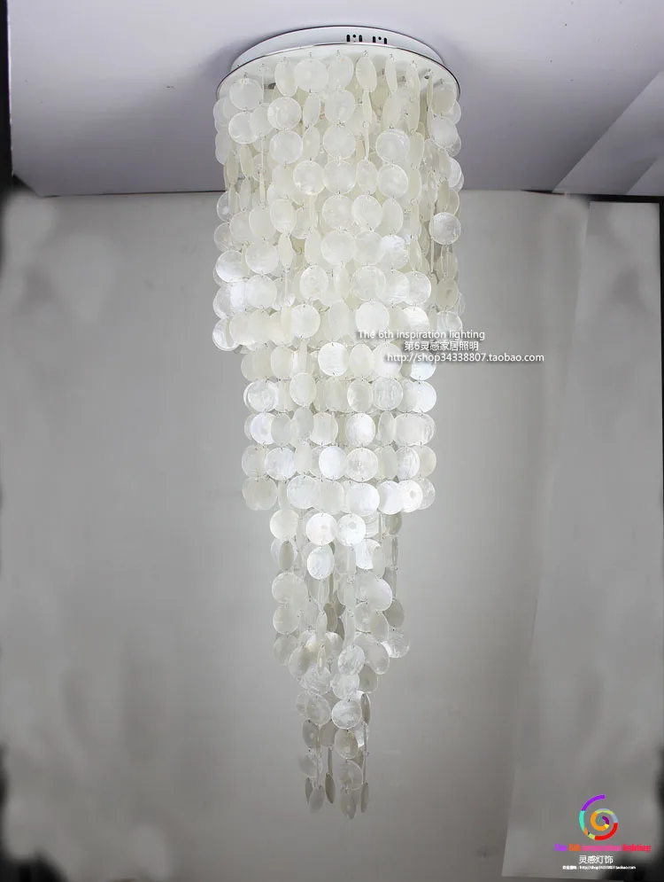 

Shells long string pendant lights creative living room bedroom romantic warm lamps personalized decoration home lighting ZA
