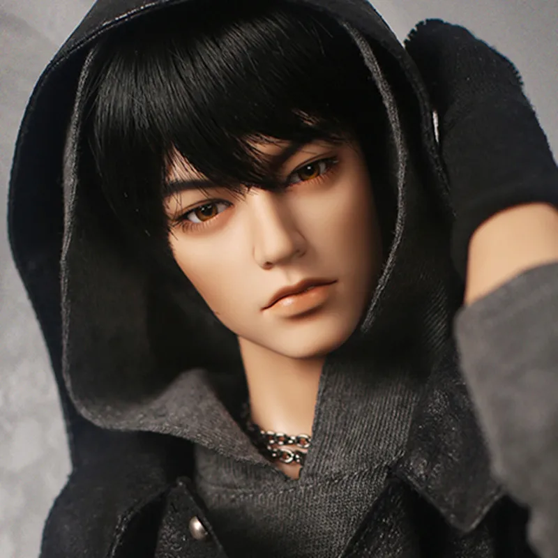 Details about   1/6 BJD Doll SD soom yarn silky Human Version-Free Face Make UP+Free Eyes 