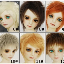 Новинка 1/12 3-4 дюйма 9-10 см 1/8 4-5 дюймов 12 см 14 см BJD красный кофеин/коричневый для AE PukiFee лати кукла Противоскользящий BJD парик куклы