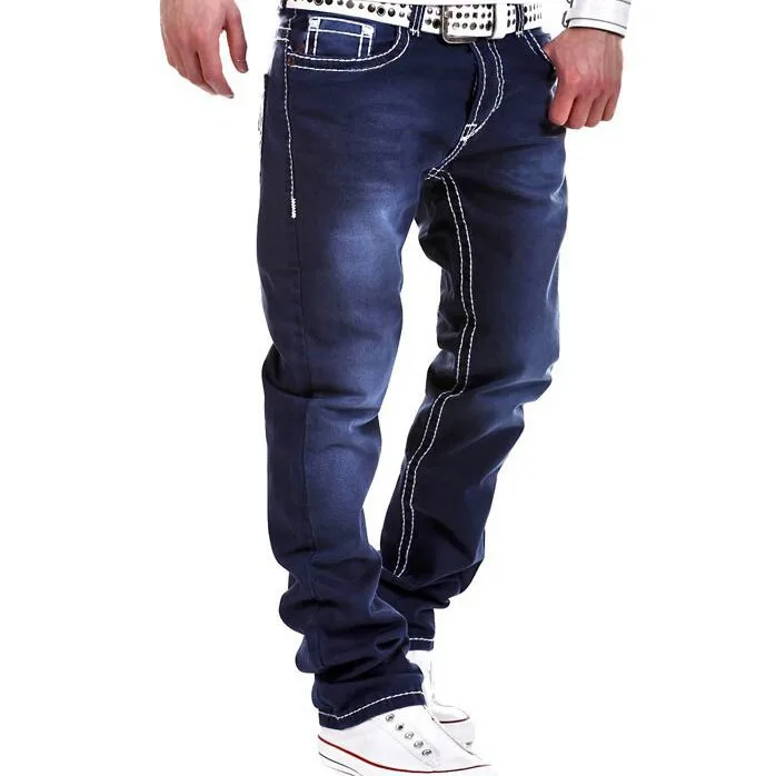 3936 2016 Designer jeans men high quality Casual Fashion Straight Pantalon homme Hip hop Biker