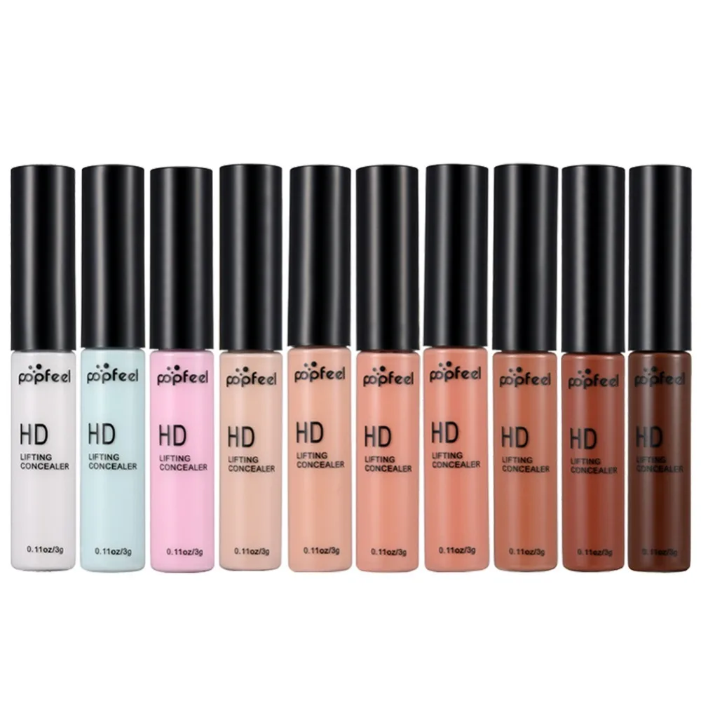 

POPFEEL HD Concealer Natural Makeup Invisible Full Cover Primer Pro Face Eye Foundation Waterproof Concealer Cream #249401