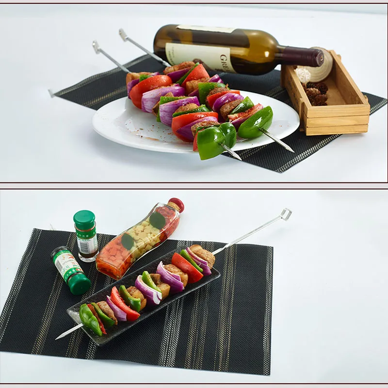 stainless steel bbq skewers  (6)