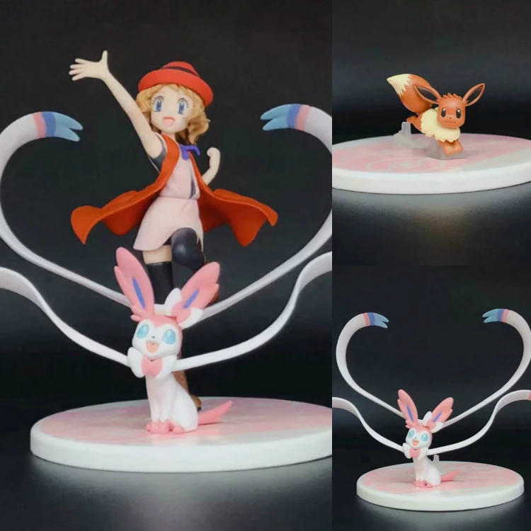 New GEM Serena &amp Nymphia Eevee Fariy AmourShipping Action Figures model Toy gifts 13cm In Retail box | Игрушки и хобби